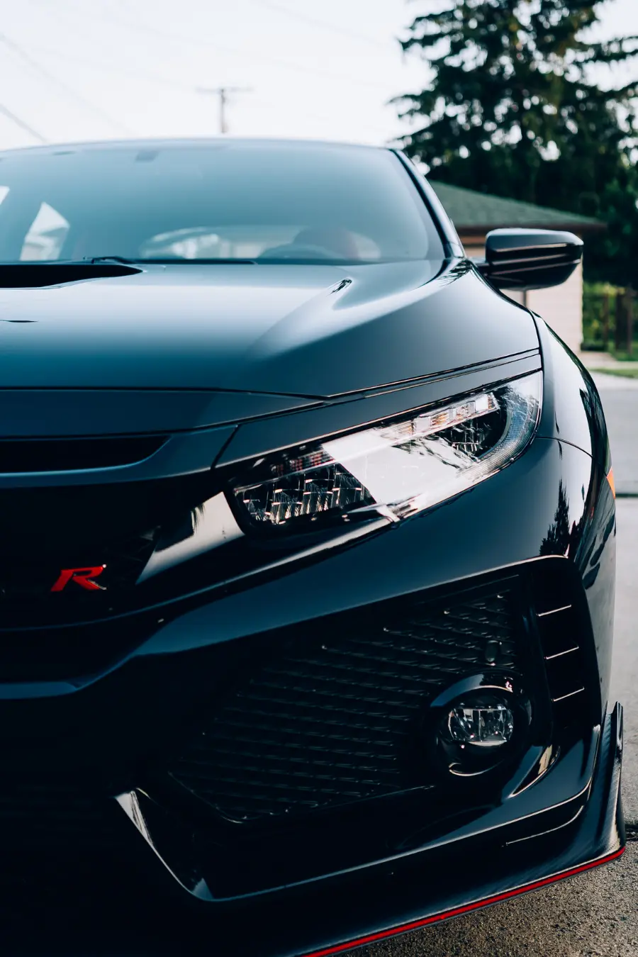 BenCal hand-picked Honda Civic Type R detail shot on the Perth used car showroom floor