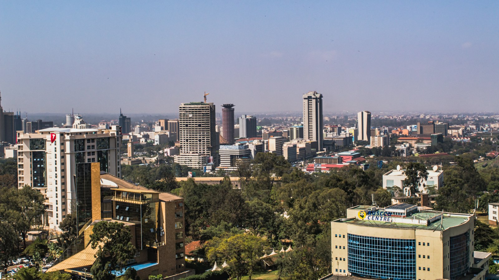 A view over Nairobi, Kenya