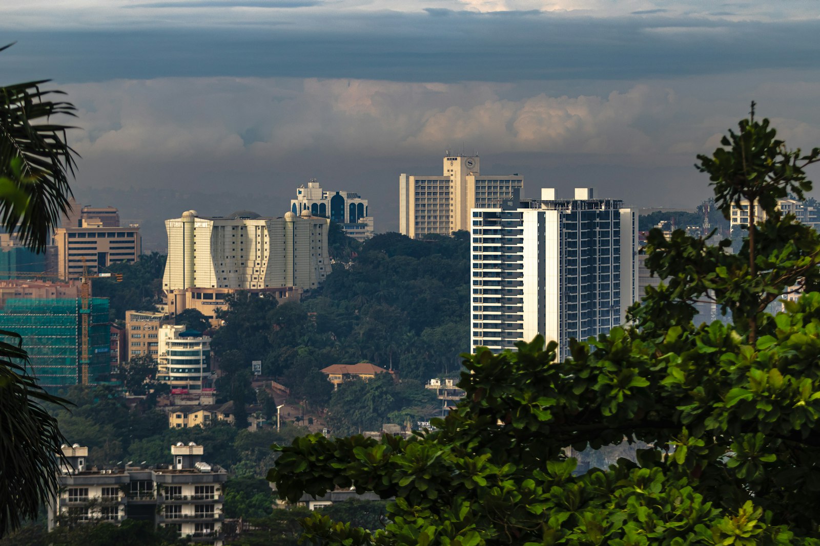 A view over Kampala in Uganda